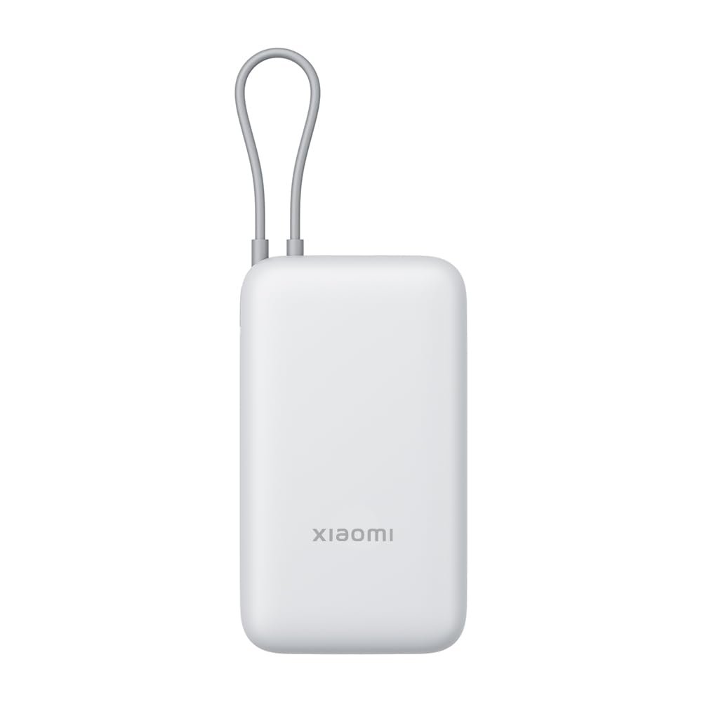 Xiaomi 22,5 W Power Bank 20000 mAh (entegre kablo) açık gri