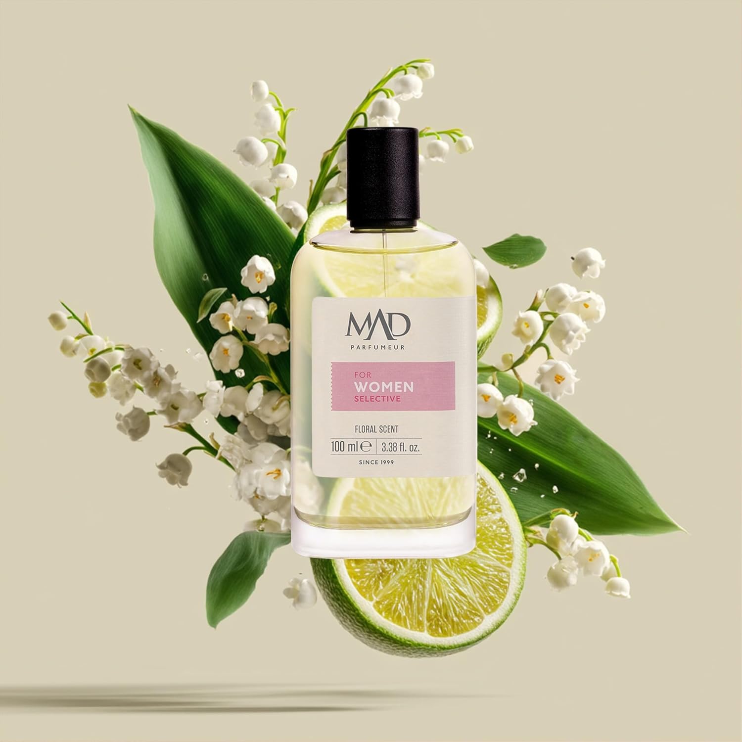 Mad W150 Selective Eau de Parfum (EDP) 100 ml Kadın Parfüm – Zencefil, Portakal Çiçeği ve Amber ile Baharatlı Çiçeksi