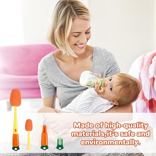 AEE® 3'lü Biberon Temizleme Fırçası Seti Termos Kettle Sürahi Kavanoz Matara Süngeri Biberon Temizleyici