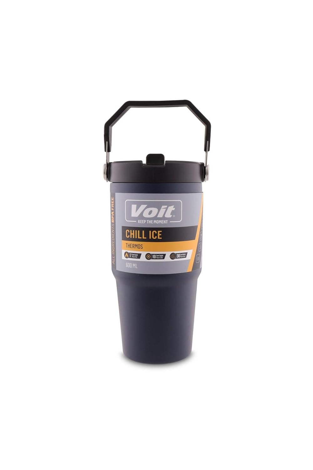 Voit Voit Chill Ice Thermos 600ML Unisex Suluk & Matara Mavi Tek Ebat