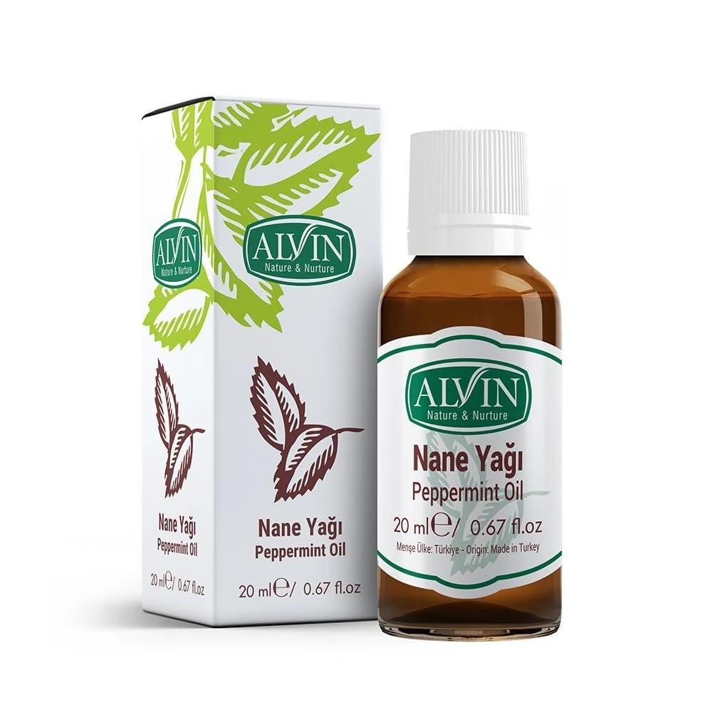 Alvin Nane Yağı Peppermint Oil, Doğal, 20 ml
