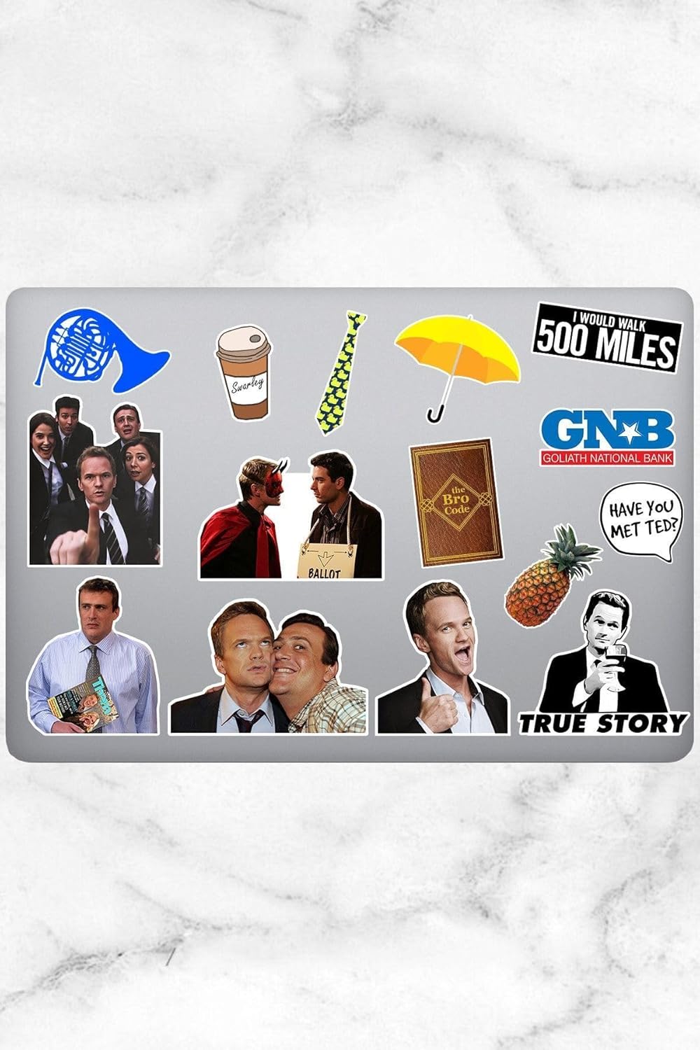 Ms Major Selection How I Met Your Mother Temalı Laptop Notebook Tablet Sticker Seti 15 Adet