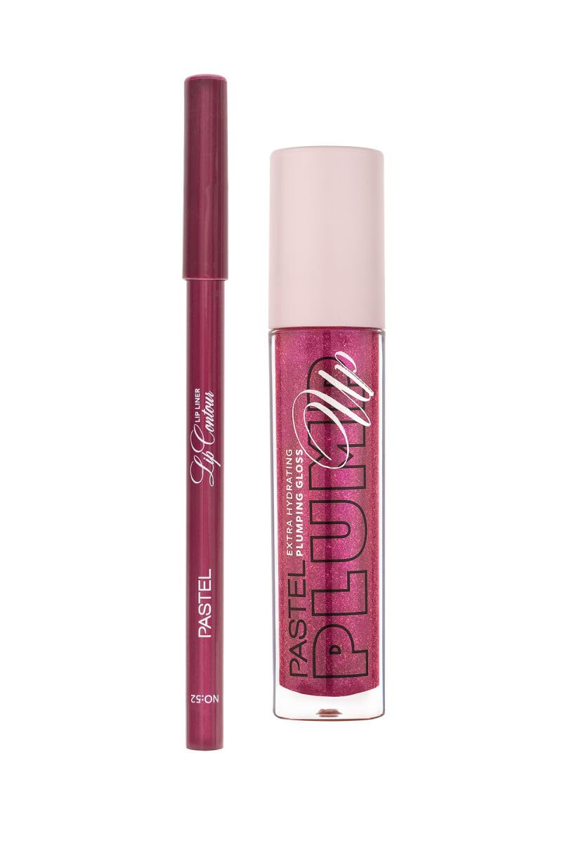 Pastel Profashion Plumping Gloss 207 + Pastel Lip Contour Liner Dudak Parlatıcı 52