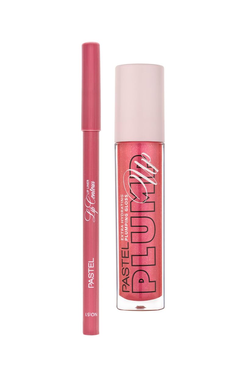 Pastel Profashion Plumping Gloss 206 + Pastel Lip Contour Liner Dudak Parlatıcı 51
