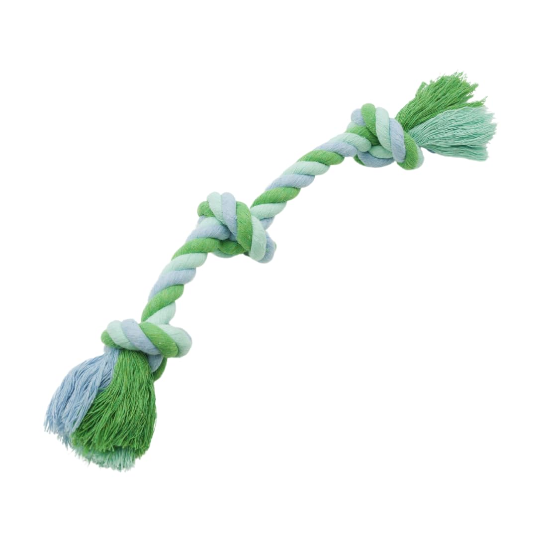 Doğal Pamuk Düğümlü Halat - Köpek Oyuncağı
