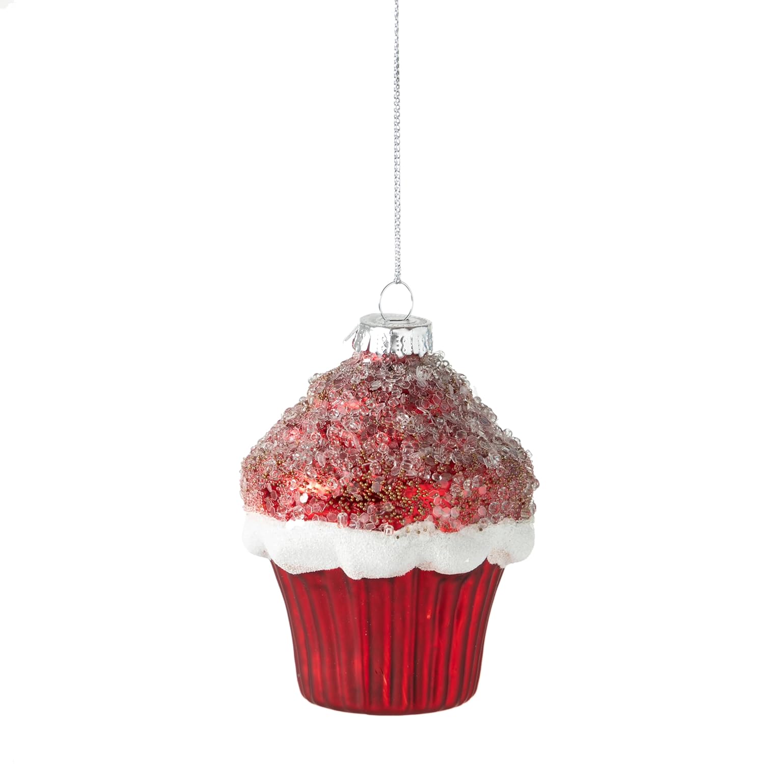 Mudo Home Red Cupcake Ağaç Süsü 10 cm