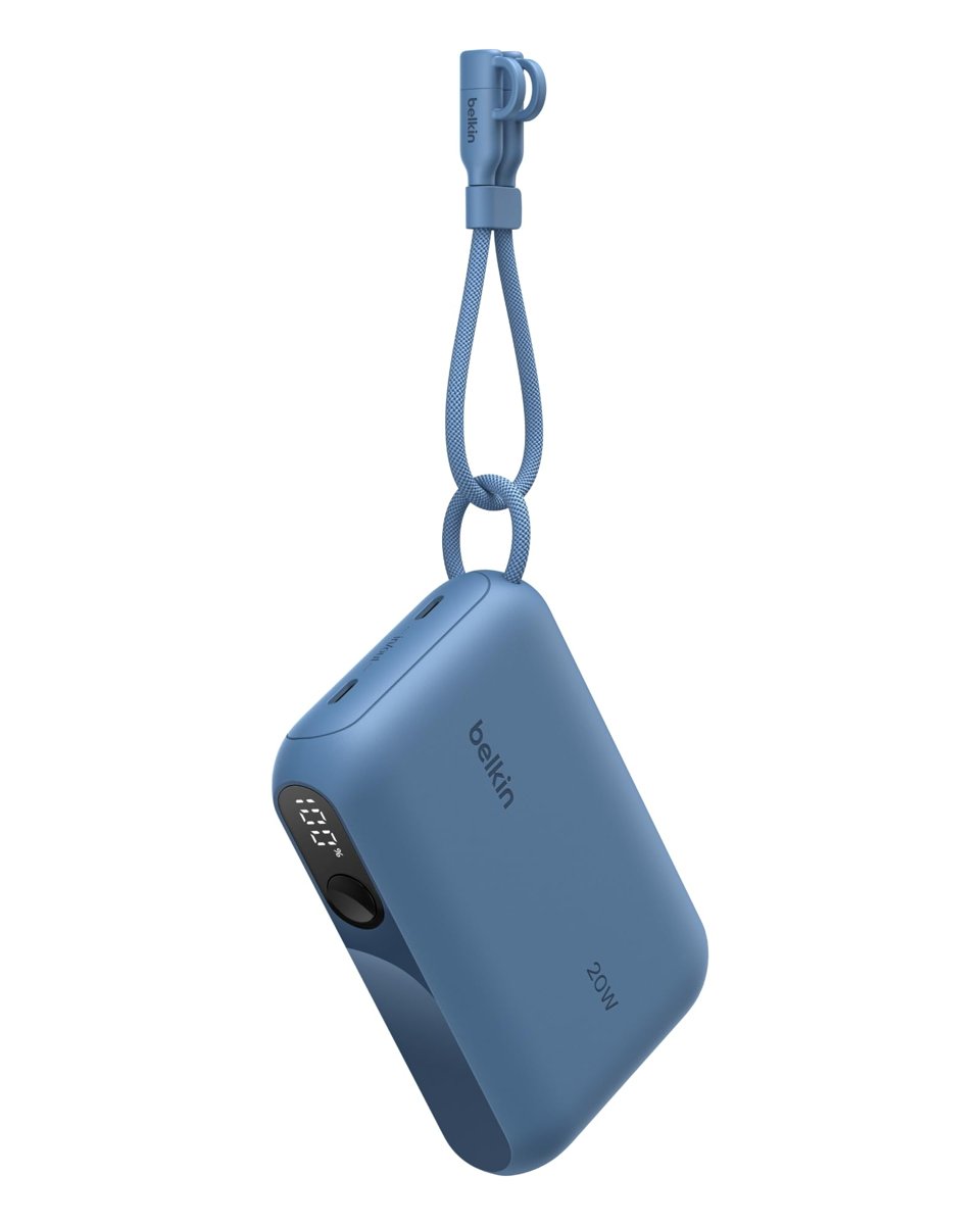 Belkin BoostCharge 10000 mAh Dijital Pil Göstergeli Power Bank, Mavi