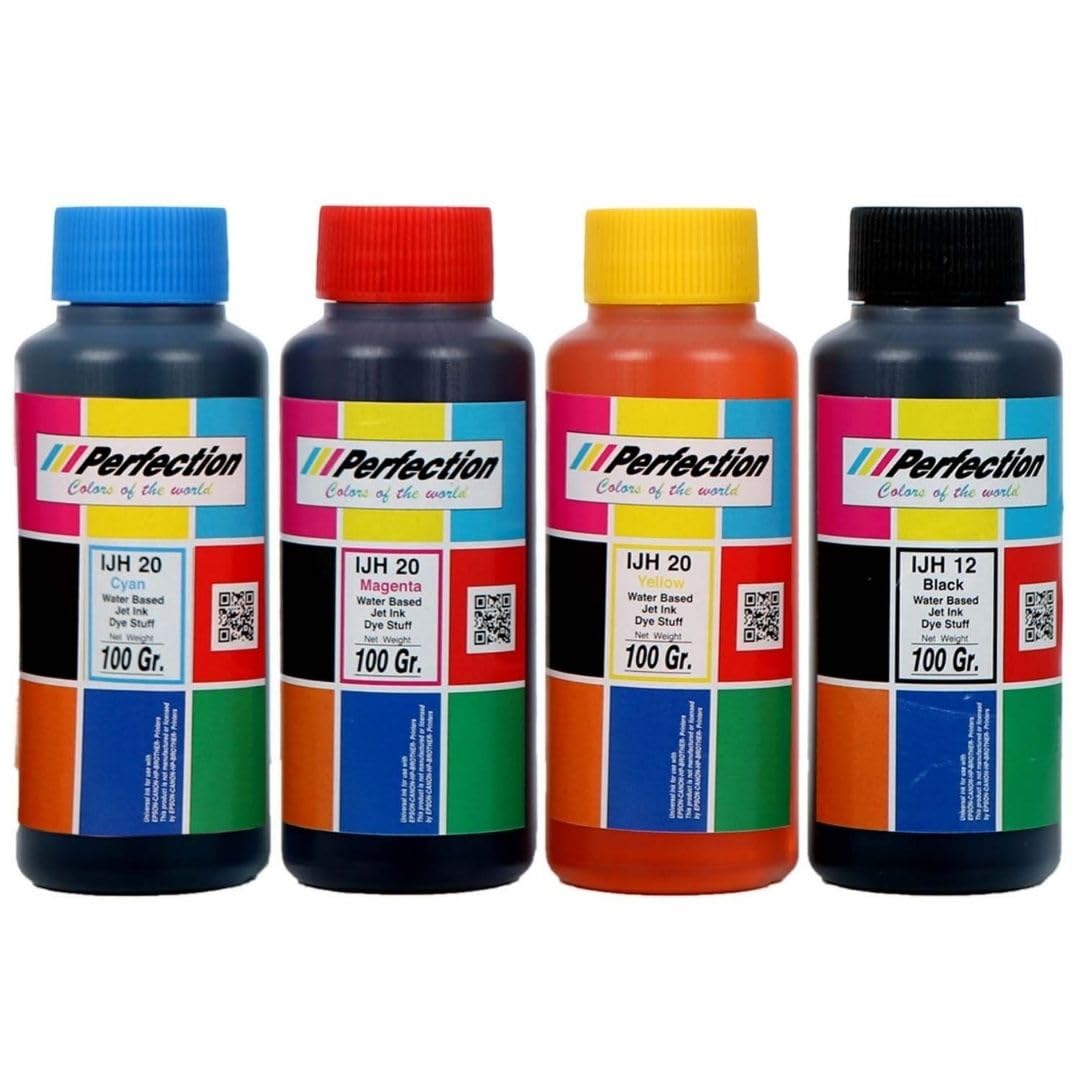 Perfection Brother Uyumlu T Serisi Tanklı Yazıcılar Mürekkep Dolum Seti 4x100 gr.