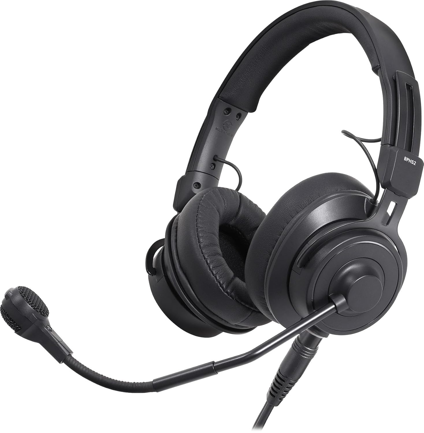 Audio-Technica BPHS2a UT Yayın Stereo Kulaklık Dinamik Mikrofonlu (Uçsuz)