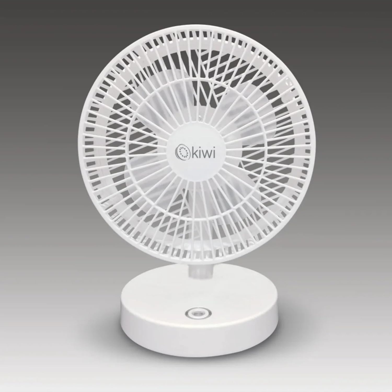 Şarjlı Beyaz Ayarlanılabilir Mini Fan Masa Üstü Vantilatörü Usb Soğutucu Sessiz El Fanı