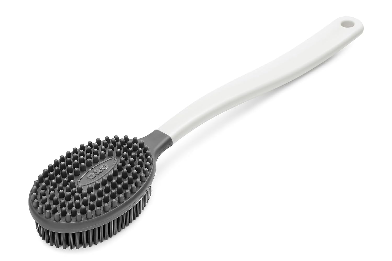 SUWORS Uzun Saplı Silikon Vücut ve Masaj Fırçası – Banyo Lifi | Ergonomik Saplı, Çift Yüzeyli Duş Fırçası (Renk Stok Durumuna Göre Gönderilir)