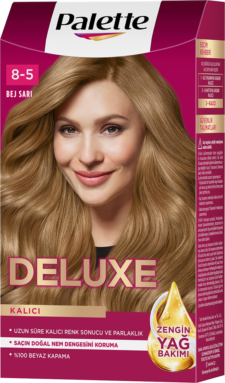 Palette Deluxe Saç Boyası 8-5 Bej Sarı 50 Mililitre