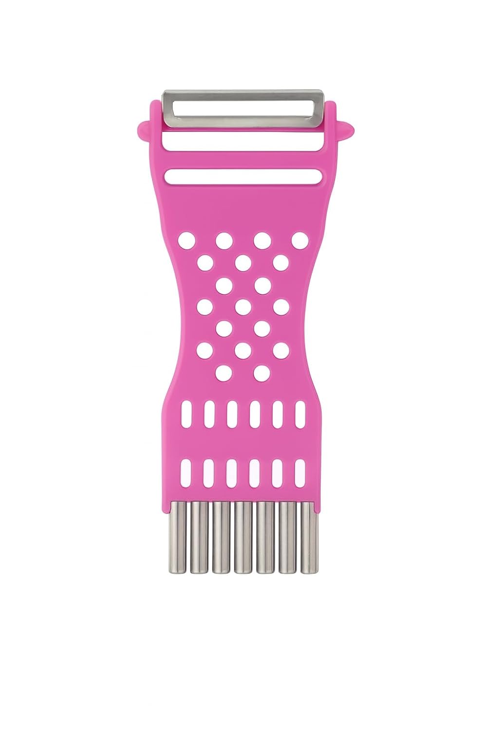 SUWORS Çok Amaçlı Renkli Sebze Soyucu ve Julienne Rende – Paslanmaz Çelik Bıçaklı, Ergonomik Tasarım, Patates Havuç Kabak İçin Pratik Mutfak Aleti