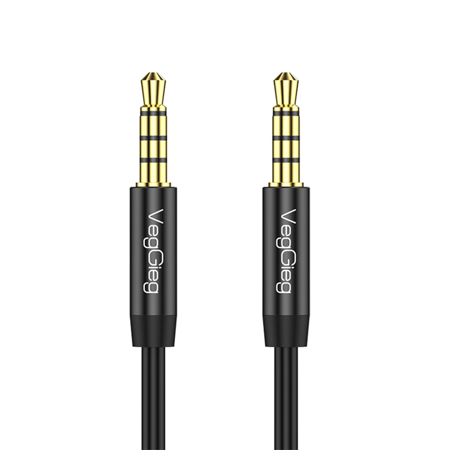 VegGieg 3.5mm Jack TRRS Hi-Fi AUX Mikrofon ve Ses Kablosu 5 Metre