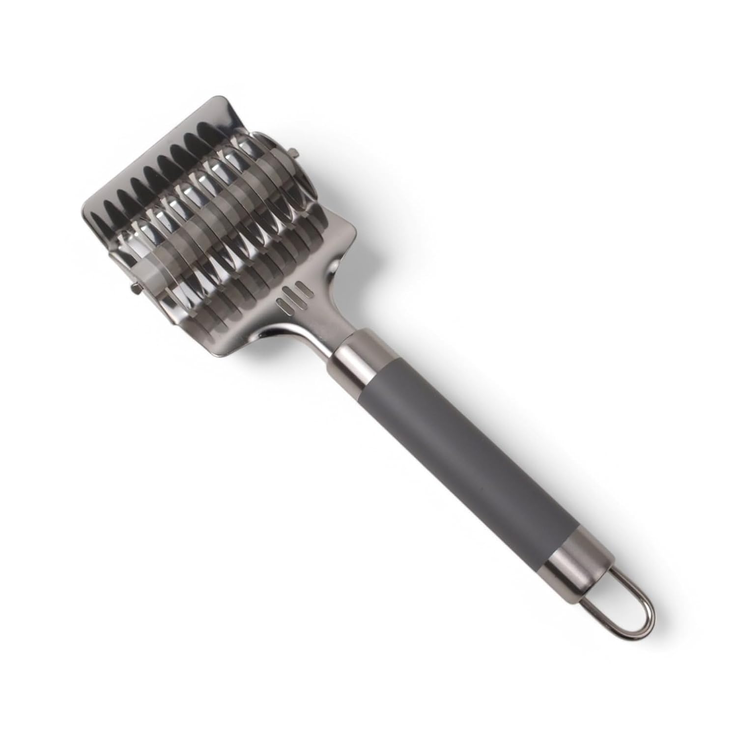 Deconox Silikon Saplı Paslanmaz Çelik Manuel Silindir Rulet Kesici, Hamur ve Erişte Kesici Aletleri, Hamur Şekillendirici, Makarna Yapıcı