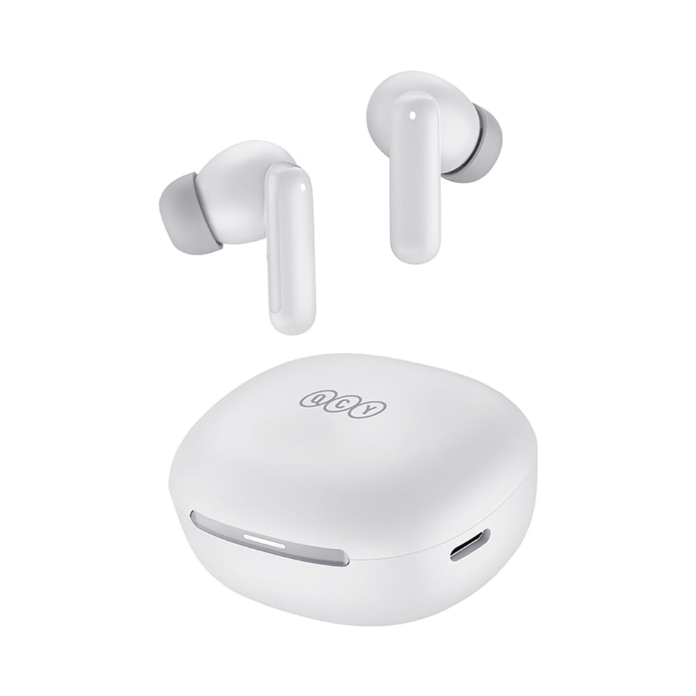 QCY Melobuds N30 Adaptif Anc Bluetooth Kulaklık 4 Mikrofon Çift Cihaz desteği Ipx4 Beyaz
