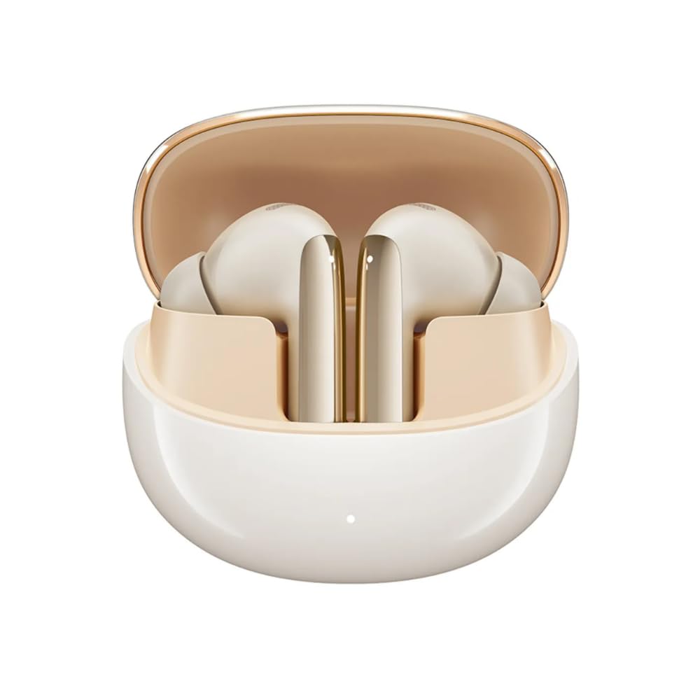 QCY HT08 MeloBuds Pro Hi-Res LDAC Adaptif ANC 6 mikrofon Bluetooth 5.3 Kablosuz Kulaklık Gold