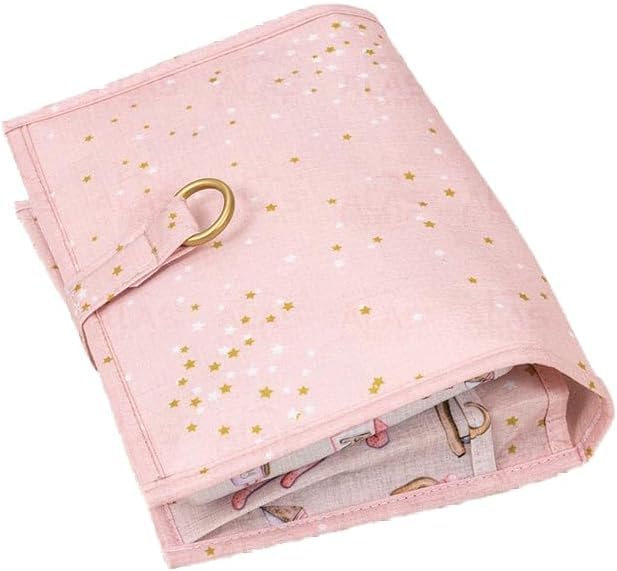 Baby Alt Açma Bakım Çantası – Pembe | Bebek Alt Değiştirme Organizeri, Taşınabilir Bakım Çantası, 24x40 cm