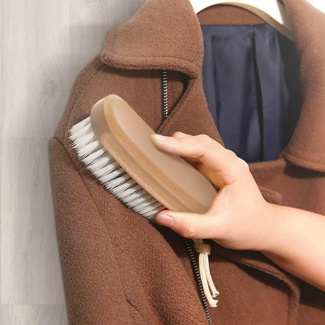 Promosyonca Elbise Fırçası, Siyah-Beyaz Kıllı