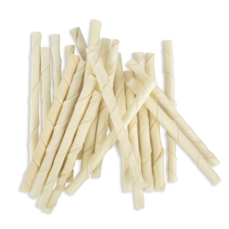 Köpekler İçin Burgu Ödül Çubuğu Beyaz 250Gr