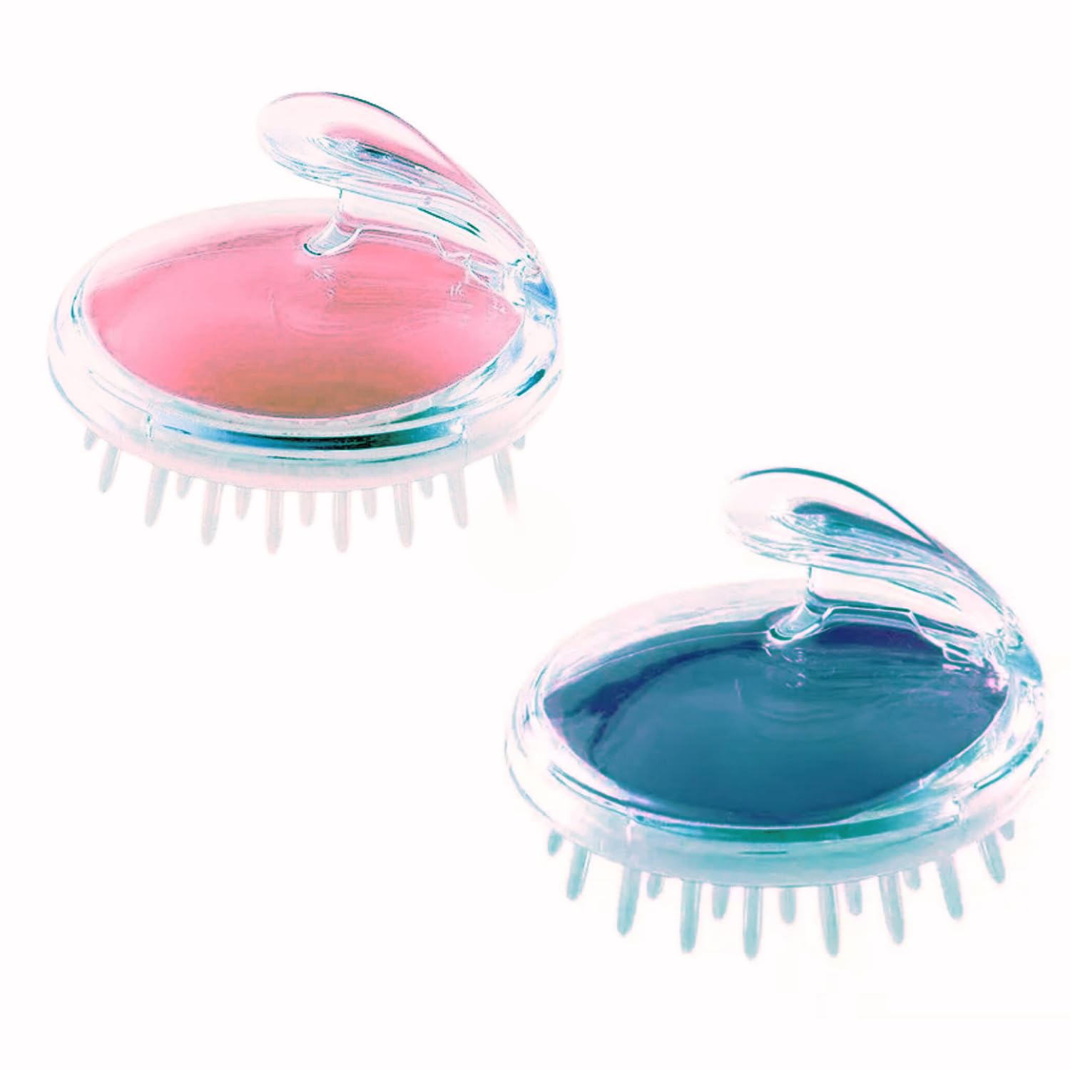 Mawrond, Silikon Başlıklı ve Sivri Uçlu Saç derisine, peeling, masaj yapan, Yumuşak Banyo,Duş Fırçası, Silikon, Saç derisi temizleme Başlığı (2 ADET)