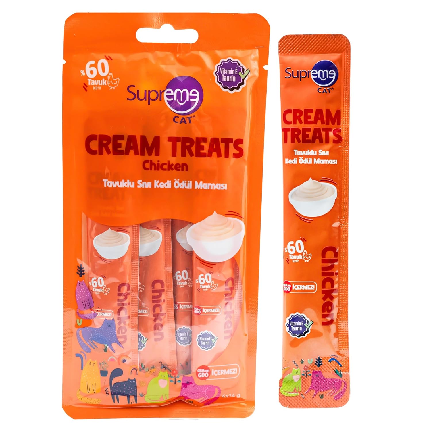 Supreme Cat Tavuklu Sıvı Kedi Ödül Maması Islak Mama