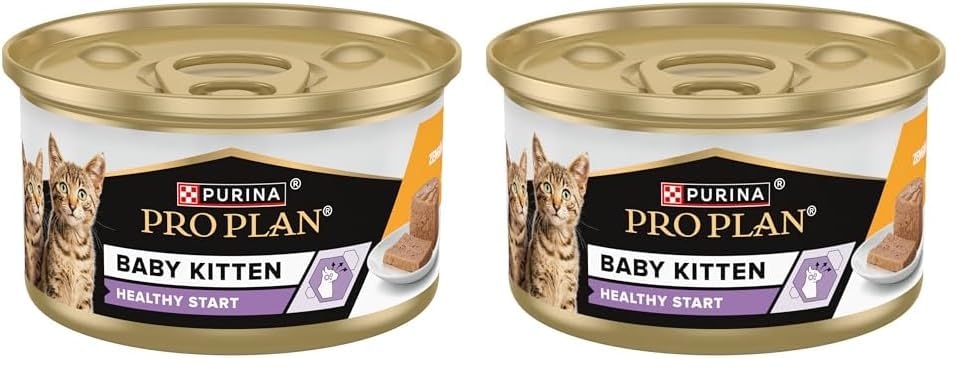 Purina Pro Plan Healthy Start Tavuklu Yeni Doğan Yavru Kedi Maması 85gr Konserve 2li paket