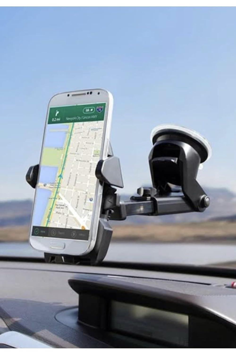 Hombak Uzayabilen Vantuzlu Cep Araç Telefon Tutucu Oto Araba İçi Telefon Tutacağı 360