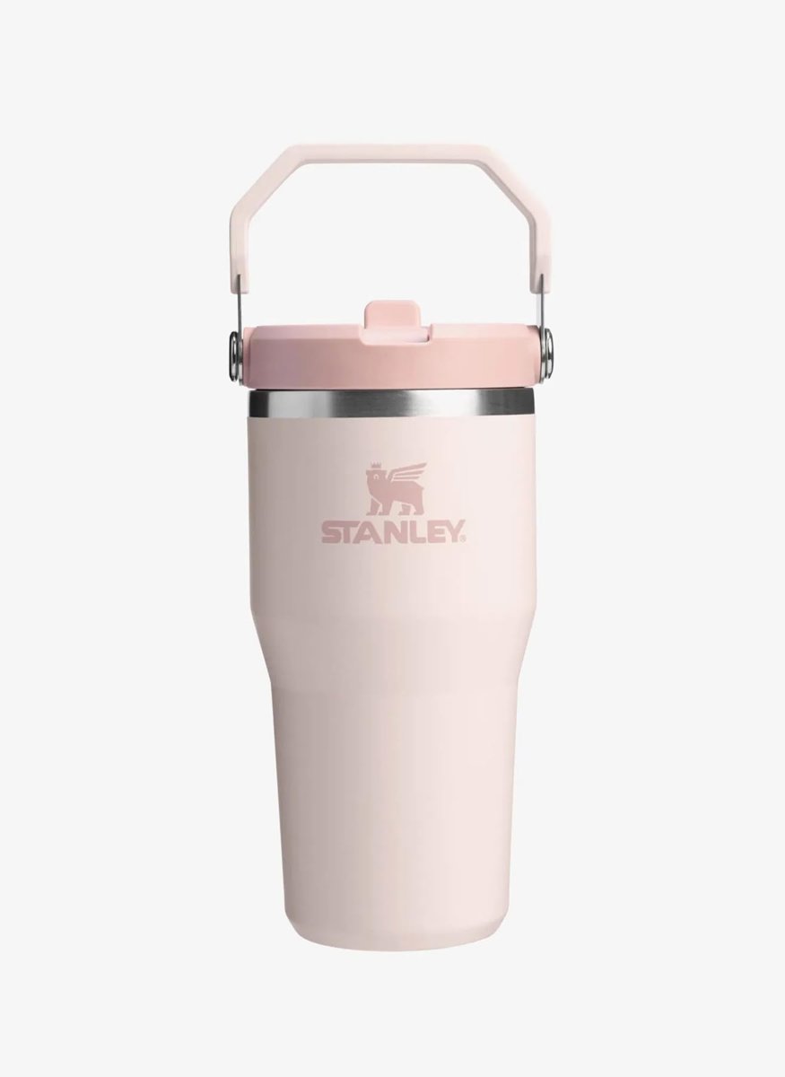 Stanley IceFlow Flip Straw Tumbler Pipetli Termos Bardak, 0.60 Litre, Pembe Kuvars (Rose Quartz)