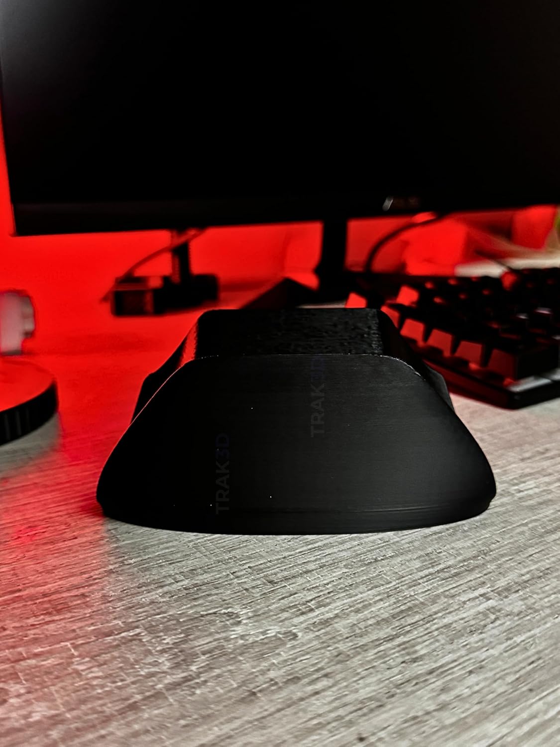 TRAK3D Minimalist Xbox Joystick Standı, 3D Baskı Gamepad Tutucu | Uyumlu Tüm Xbox Kumandalarıyla | Masaüstü Oyuncu Aksesuarı (Siyah)