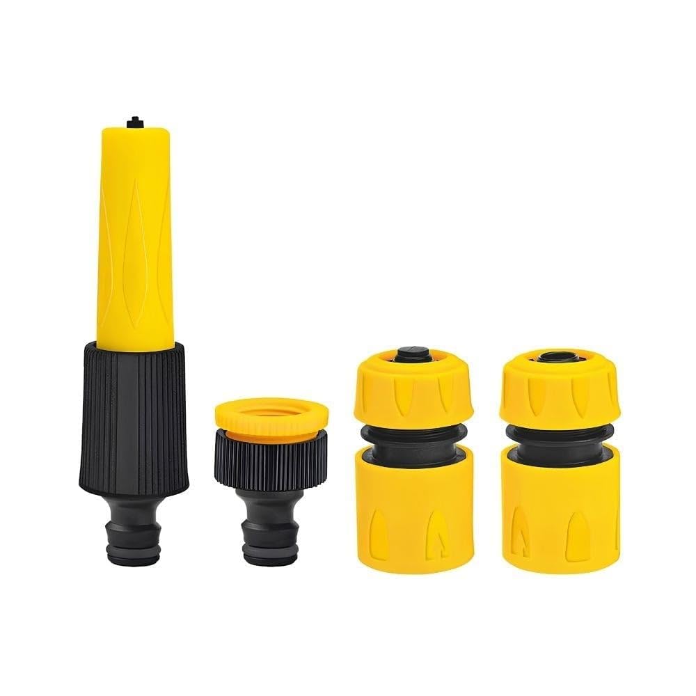 GüncelÇarşı 4 Parça Otomatik Ayarlı Lans Seti Bahçe Sulama Seti - Hortum Bağlantı Aparatı