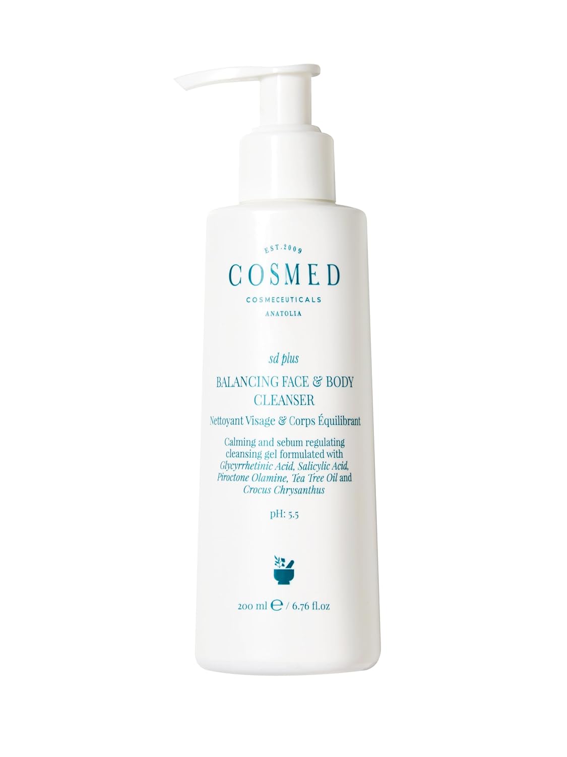 Cosmed Sd Plus Balancing Face And Body Cleanser 200 ml