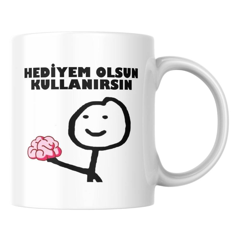 Hediyem Olsun Komik Yazılı Kupa Bardak Hediyelik Çay Kahve Kupası Coffee Mug