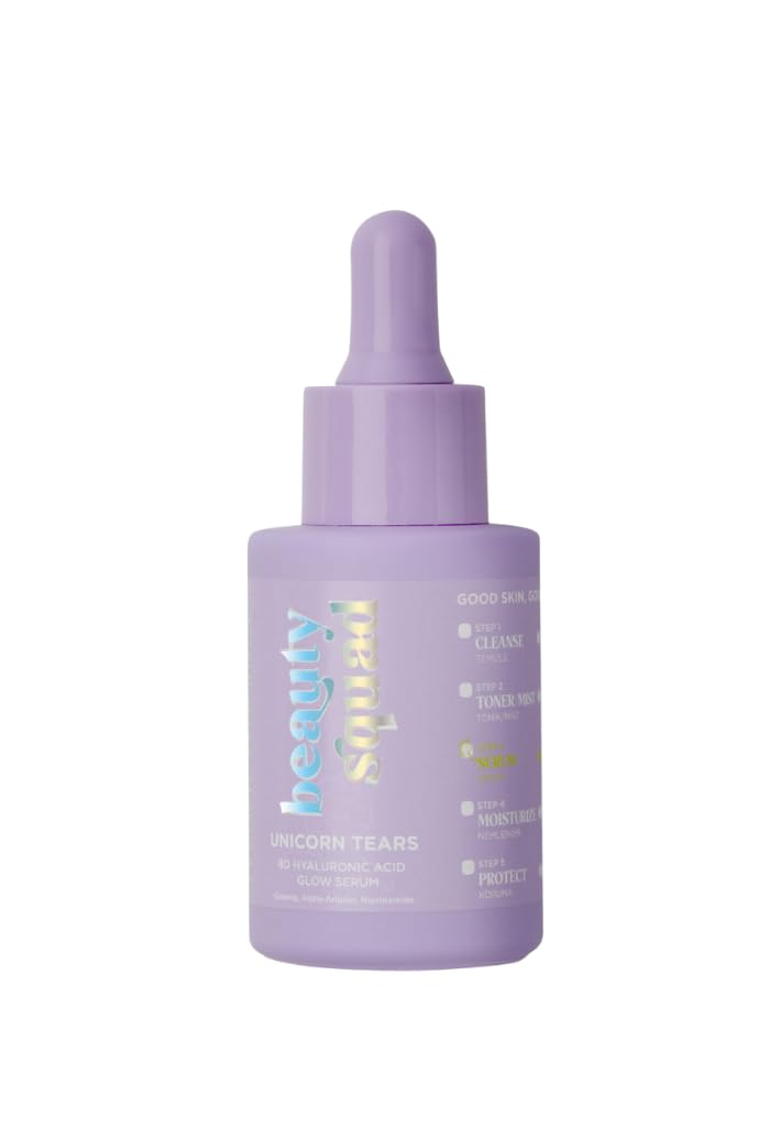 Beauty Squad 8D Hyaluronik Asit İçeren Nemlendirici ve Işıltı Veren Yüz Serumu-Unicorn Tears 8D Hyaluronic Acid