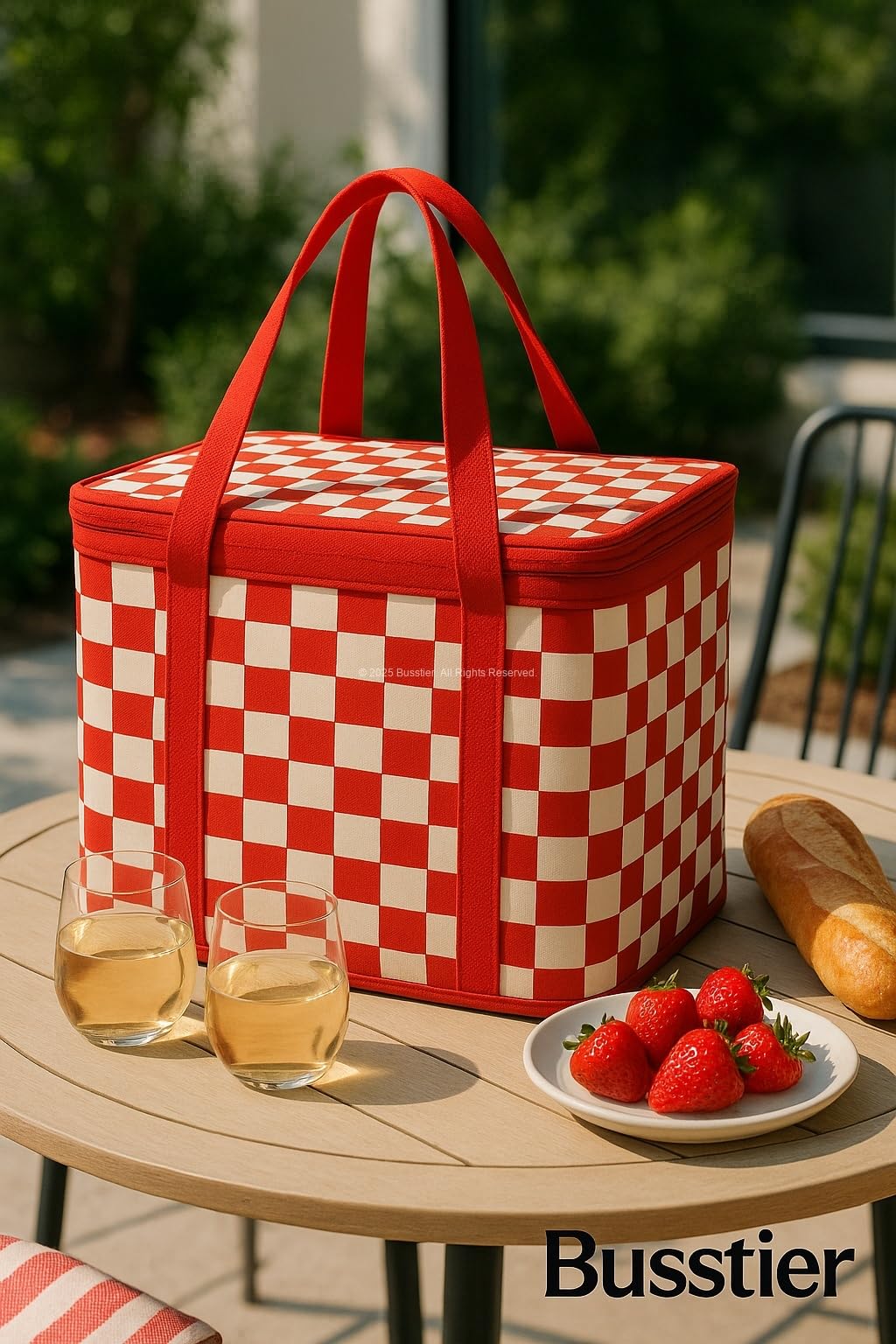 Busstier 25 Lt Termos Çanta, 33x22x22 cm Piknik ve Kamp Soğutucu Çanta, Suya Dayanıklı İç Kaplama, Geniş Hacimli Taşınabilir Soğuk Tutucu, Fermuarlı Kapaklı, İzolasyonlu Beslenme Çantası