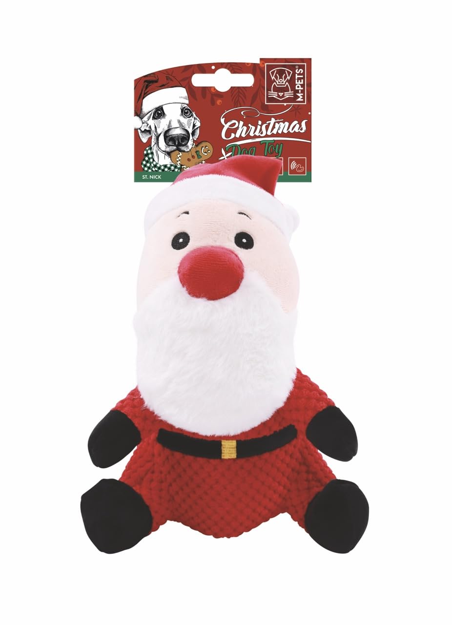 M-PETS CHRISTMAS ST.NICK KÖPEK OYUNCAĞI