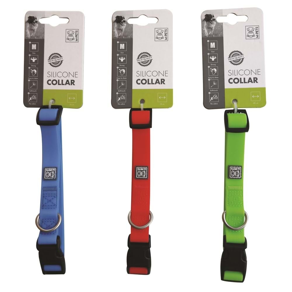 M-PETS SILICONE KÖPEKLER İÇİN BOYUN TASMASI (M)