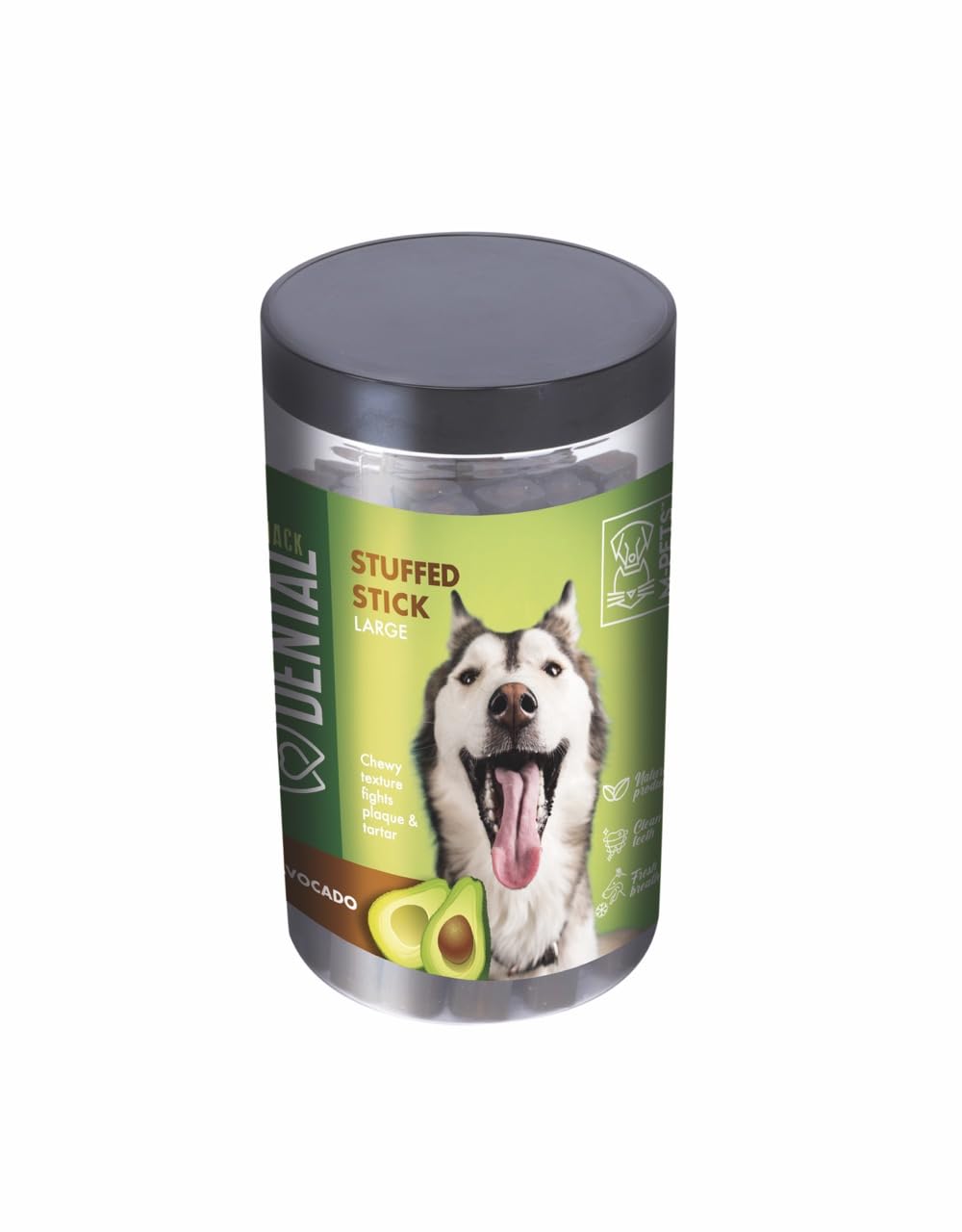 M-PETS DENTAL SNACK AVOCADO STUFFED STICK LARGE ÖDÜL 510GR