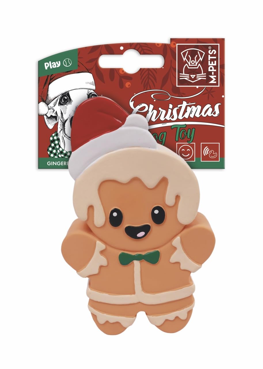 M-PETS CHRISTMAS GINGERBREAD MAN KÖPEK OYUNCAĞI