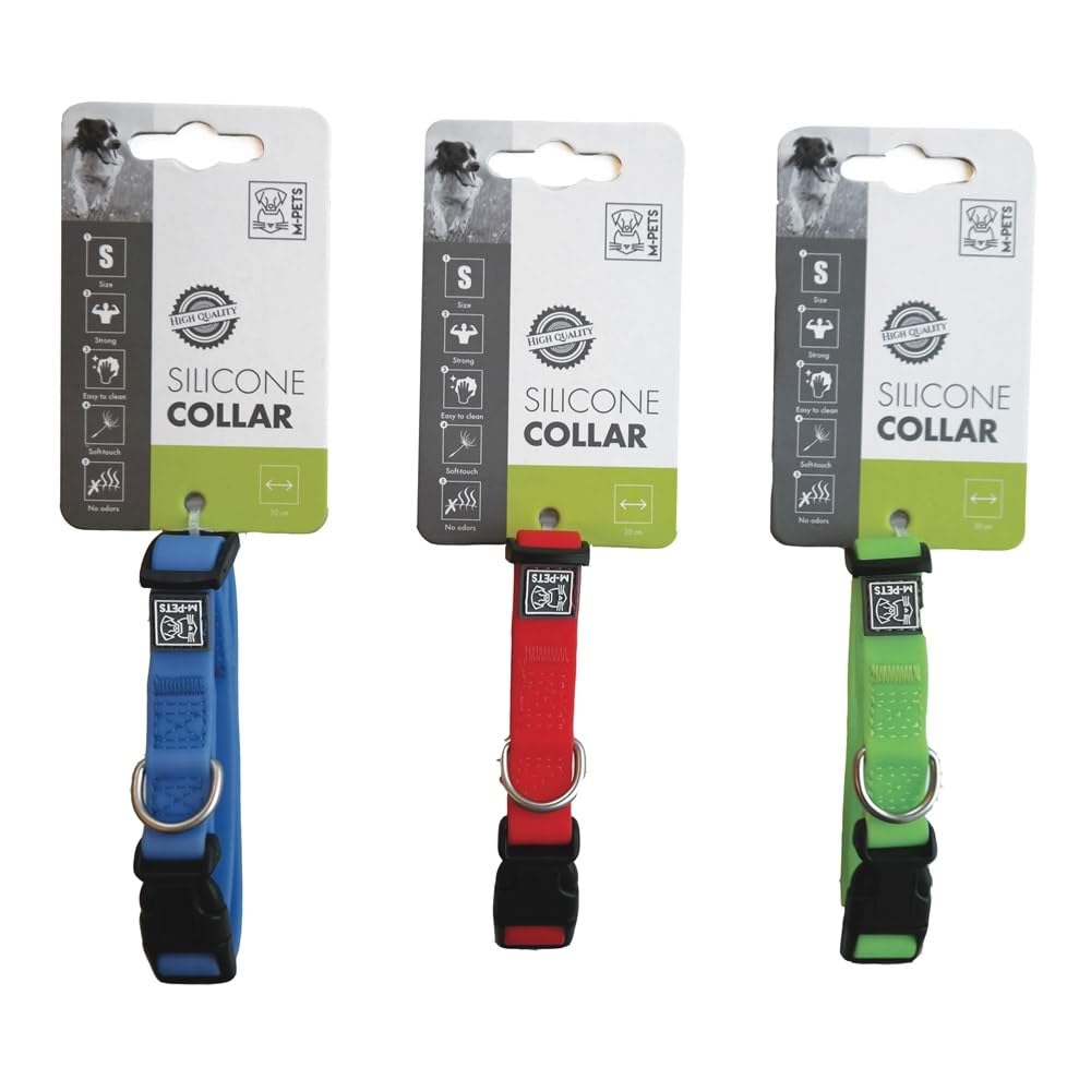 M-PETS SILICONE KÖPEKLER İÇİN BOYUN TASMASI (S)