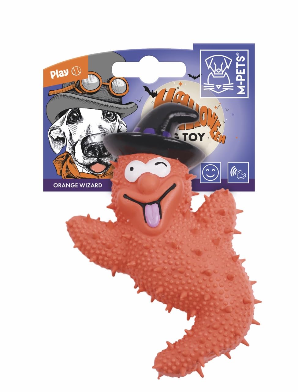 M-PETS HALLOWEEN ORANGE WİZARD KÖPEK OYUNCAĞI