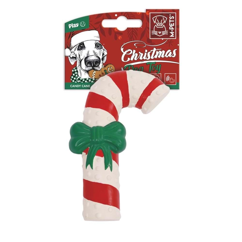M-PETS CHRISTMAS CANDY CANE KÖPEK OYUNCAĞI