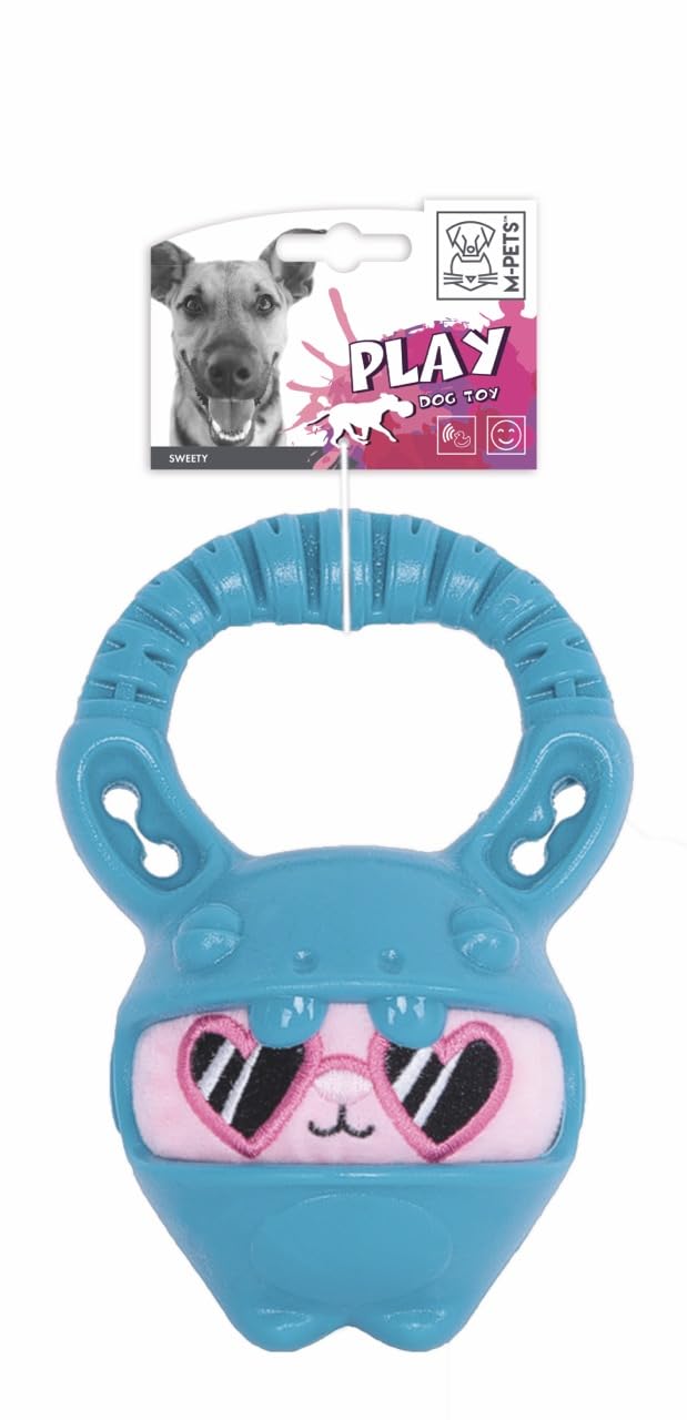 M-PETS SWEETY KÖPEKLER İÇİN KAUÇUK OYUNCAK BLUE