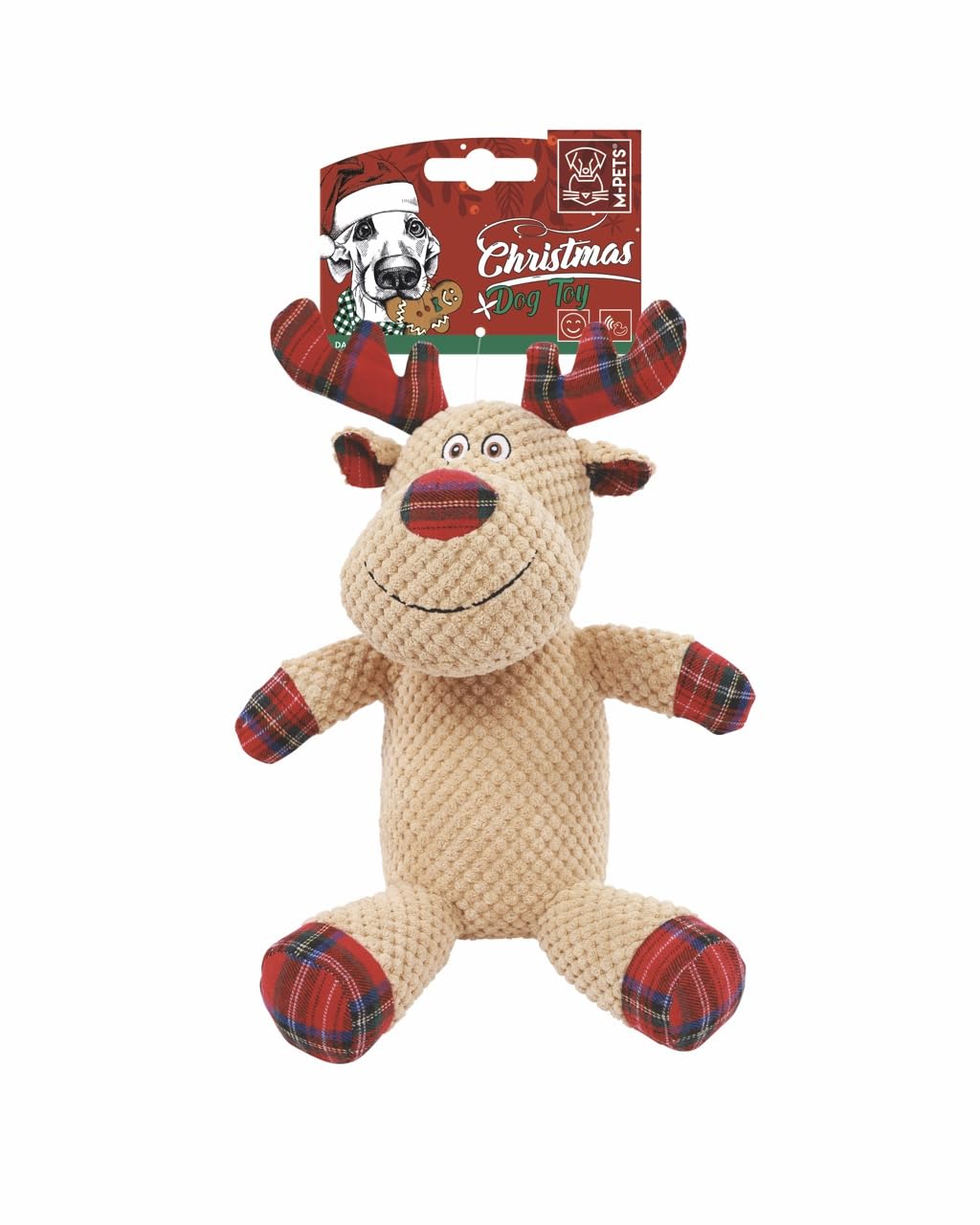 M-PETS CHRISTMAS DASHER KÖPEK OYUNCAĞI