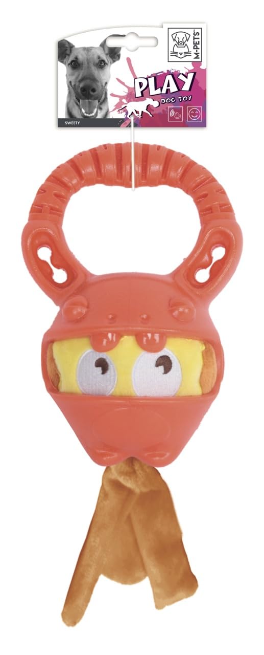 M-PETS SWEETY KÖPEKLER İÇİN KAUÇUK OYUNCAK ORANGE