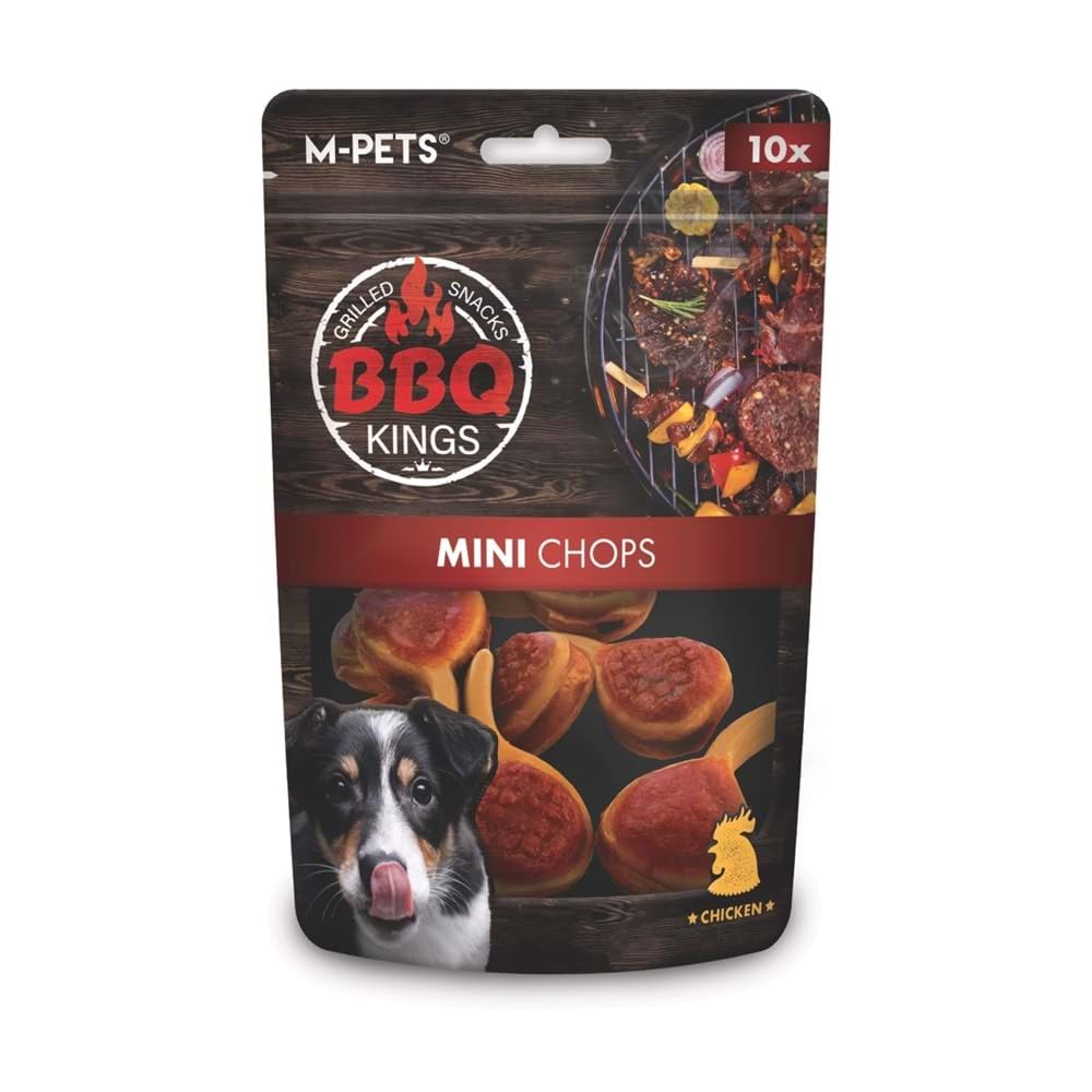 M-PETS BBQ KINGS MINI CHOPS CHICKEN ÖDÜL 135GR