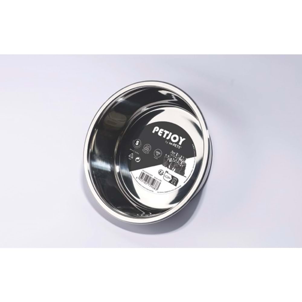 M-PETS PETJOY CATFAMİLY ÇELİK MAMA KABI (S) 490ML