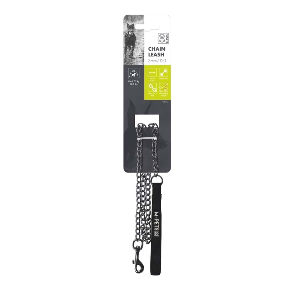 M-PETS CHAIN ZİNCİR GEZDİRME SOFT TUTMALI 3MM/120CM