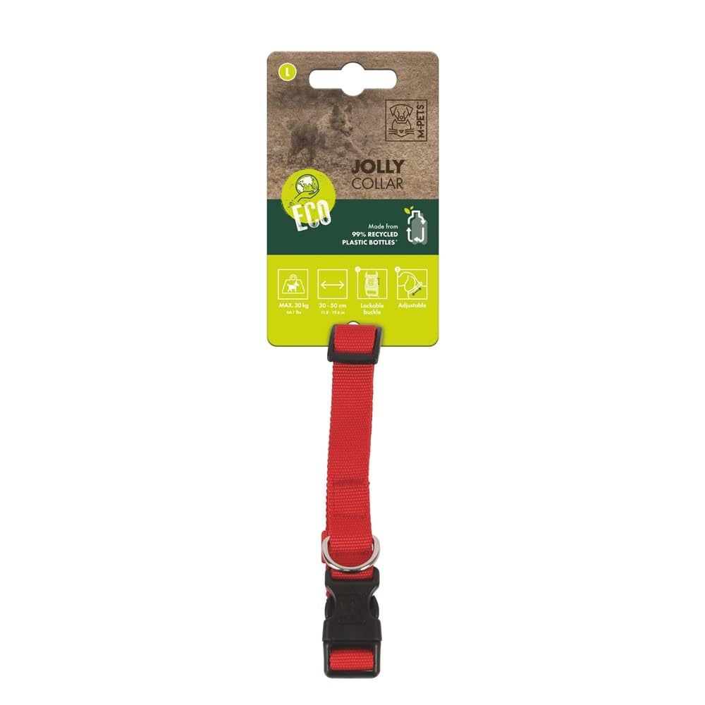 M-PETS JOLLY KÖPEK BOYUN TASMASI RED (L)