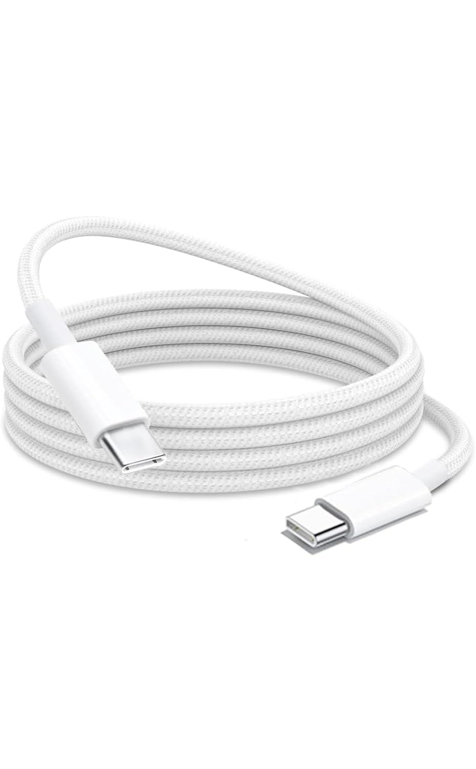 Type-C to Usb-C 60w Hızlı Şarj Kablosu, Beyaz 2 Metre Hasır Kablo